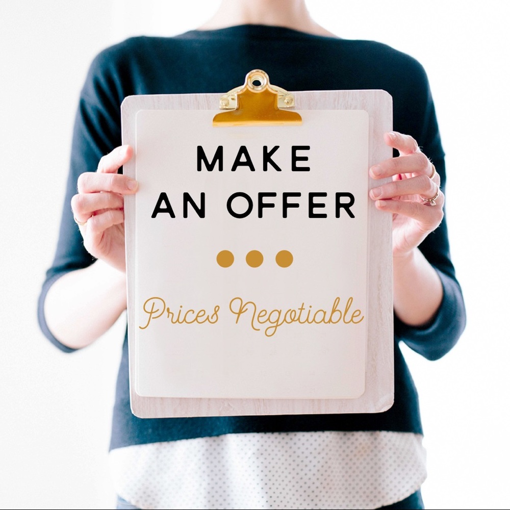 Prices Negotiable - Open to Reasonable Off…